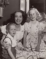 Joan Crawford and her two of her adopted children Christopher ...