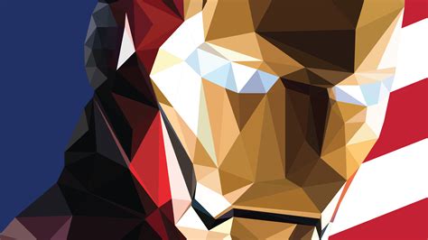 Iron Man Low Poly Art Hd Superheroes 4k Wallpapers Images