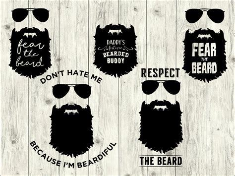 Beard SVG Bundle Mustache SVG Bundle Beard Cut File Beard Etsy