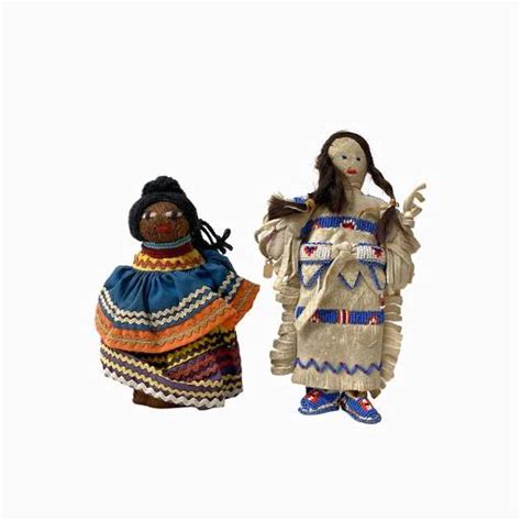 2 Native American Spirit Dolls Apr 17 2021 Joshua Kodner In Fl