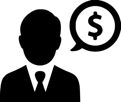 Businessman Earnings Sales Dollar Business Svg Png Icon Free Download