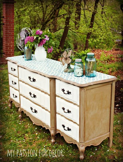 My Passion For Decor The Stenciled Dresser Challenge