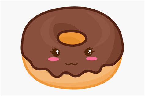 Doughnut Clipart Face Kawaii De Donuts Free Transparent Clipart