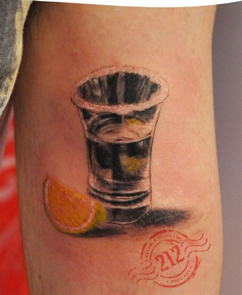 Tequila Shot Tattoo Art Tattoo Tattoos Web Tattoo