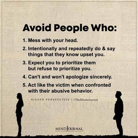 Avoid People Who Mess With Your Head Life Quotes