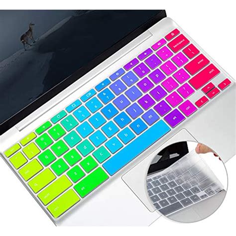 2 Pack Hp Chromebook 14 Inch Keyboard Cover 2020 Silicone Keyboard