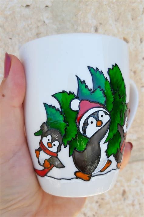 Christmas Mug Handmade Holiday Mug Christmas Mug Etsy Christmas