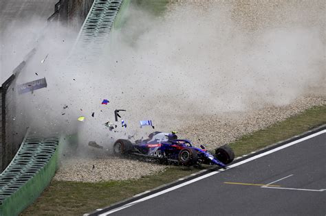 Alexander Albon survives stunning crash in Chinese practice