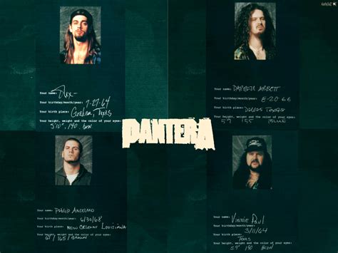 Pantera Bandswallpapers Free Wallpapers Music Wallpaper Desktop