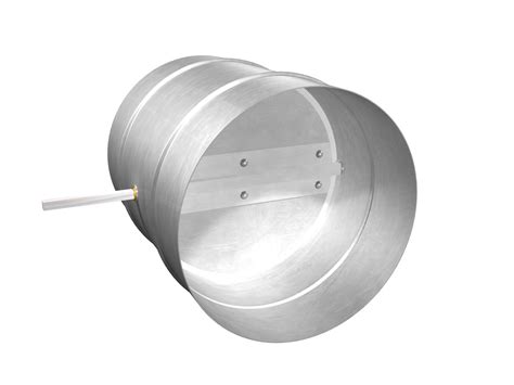 Scd Rd Ll Steel Round Control Dampers Low Leakage