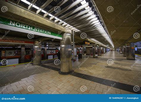 Boston Metro North Station Massachusetts Usa Editorial Photography