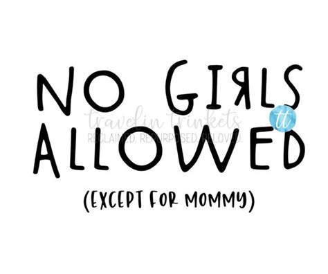 No Girls Allowed Svg Etsy