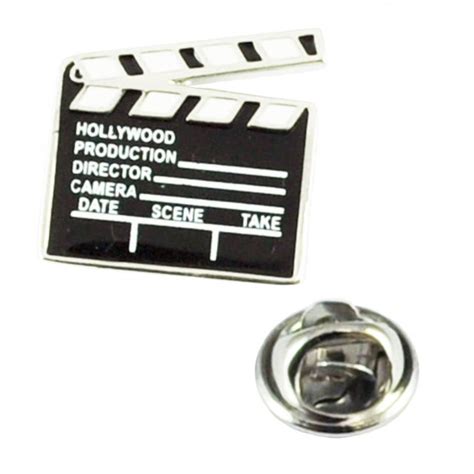 Movie Clapperboard Lapel Pin Badge From Ties Planet Uk