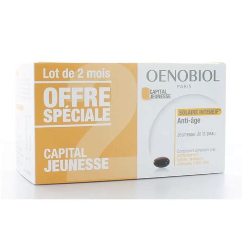 Oenobiol Solaire Intensif Capital Jeunesse 2x30 Capsulesunivers Pharmacie