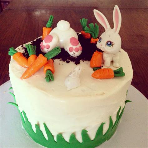 Easter Bunny Carrot Cake By 3ddesserts Desserts Baking Carrot Cake