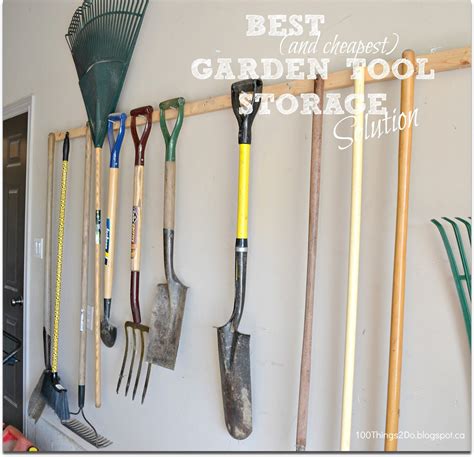 If we're going to talk about garden tool storage ideas, let's start with the shed. Tool Storage: Garden Tool Storage