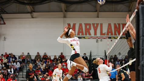 Maryland Volleyball Cant Finish Comeback Falls To No Purdue