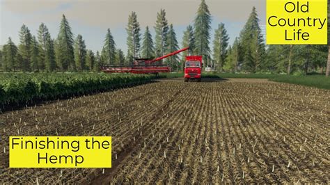 Finishing The Hemp Ep10 Old Country Life Farming Simulator 19 Youtube