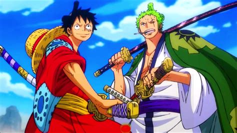 Luffy And Zoro Reunite In Wano Luffy Nidai Kitestsu And Tenguyama