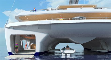 Luxury Yacht Spectrum 52 Concept Beach Club — Yacht