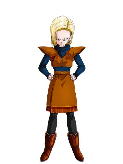 Android 18 New Outfit Render Dokkan Battle By Maxiuchiha22 On