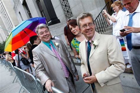 Couples Wed On First Day Gay Marriage Is Legal In New York