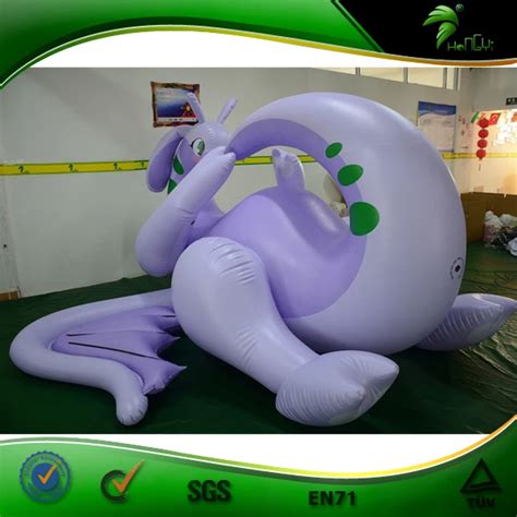 Purple Hongyi Inflatable Laying Dragon Inflatable Cartoon Goodra Dragon Sph Toy Doll Buy