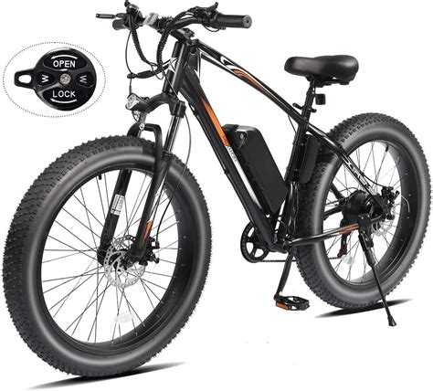 Pexmor Electric Bike For Adult 26 Fat Tire Adult Ebike Electric
