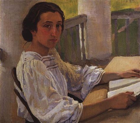 Zinaida yevgenyevna serebriakova was among the first female russian painters of distinction. Portrait of E. Solntseva, sister of artist, 1914 - Zinaida ...