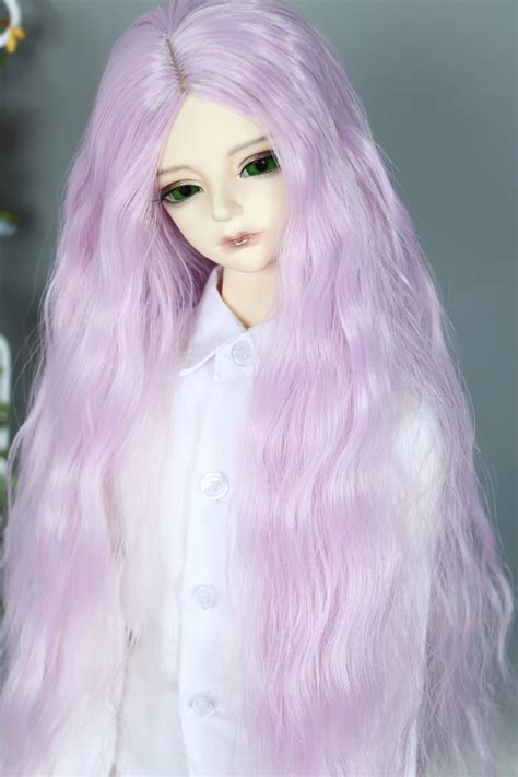 1 3 Bjd Wig Pullip Dal Dd Sd Lut Dollfie Doll Wig High Temperature Hair 8 9 Inch Long Pink