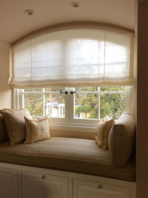 Bow windows are a popular type of curved windows that are known for their quality of soaking your indoor space with sunlight. Yes, you can put a Roman Shade on a curved window ...