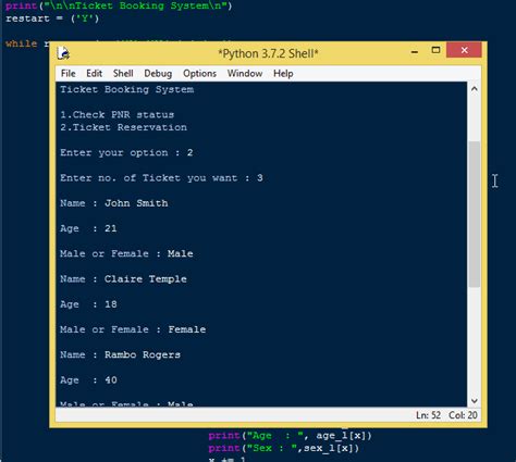 Python projects with source code. Ticket Booking System Using Python | Free Source Code & Tutorials