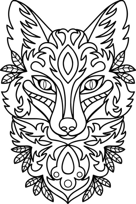 White Fox Drawing Free Download On Clipartmag