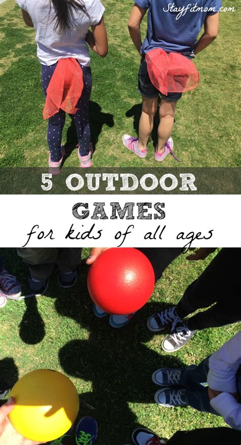 5 Outdoor Games For Kids The Pinning Mama