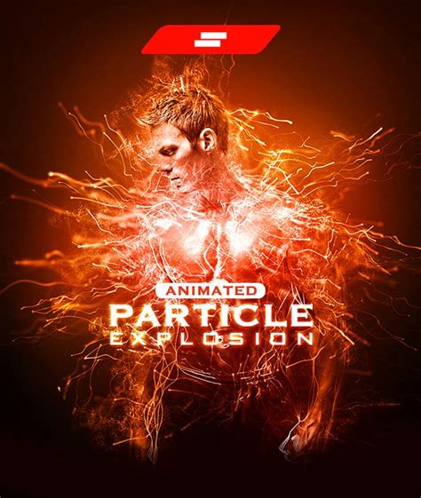  Animated Particle Explosion Photoshop Action Photoshop Actions
