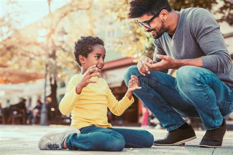 father spending time with their daughter having fun stock image image of father love 103876843