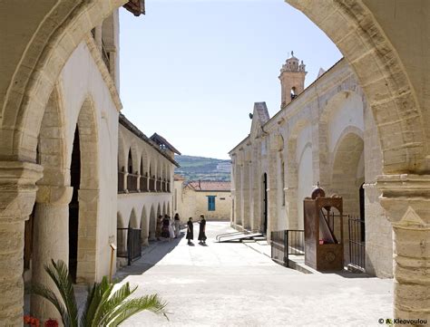 Cyprus Omodos Village The Monastery Of Stavros Holy Cross Omodos