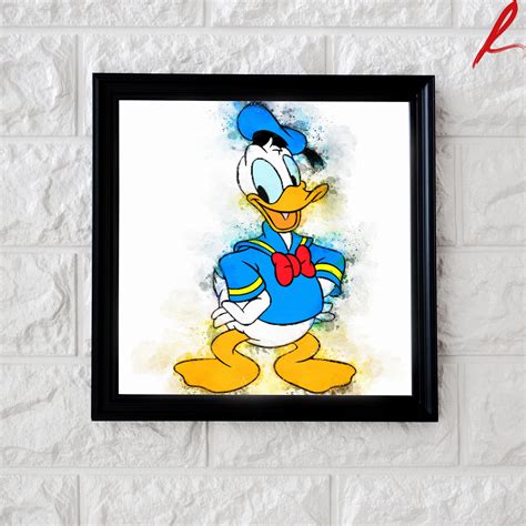 Donald Duck Print Birthday Party Decor Printable Donald Duck Poster