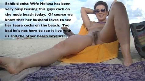 Exhibitionist Wife Pt Helena Price Gets A Voyeur Cock Hard Hubby Films Nude Beach Tease