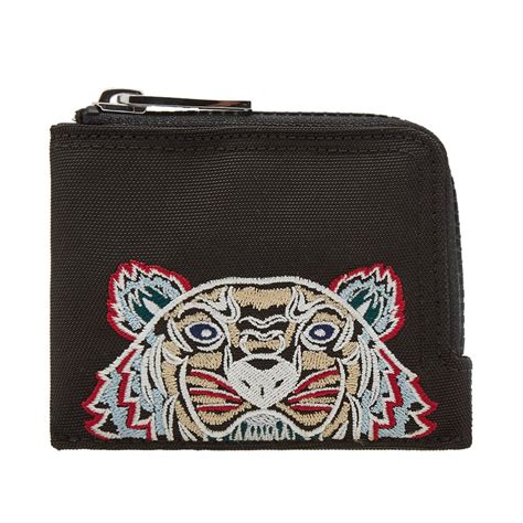 Kenzo Tiger Zip Wallet Black Multi End