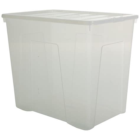 Pack Of Litre Extra Large Long Plastic Storage Boxes With Lids