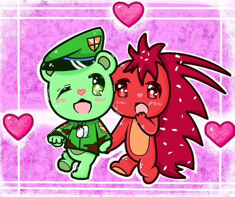 Flippy X Flaky Kawaiis By Lou Pandita On Deviantart