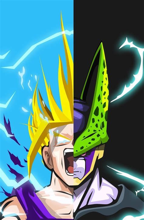 Cell vs gohan complete fight english dubbed (new) please like and share, if you need more complete fights, do tell me! Pin on DBZ