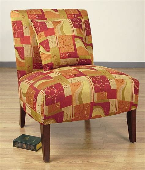 Accent Chair Geometric Red L10139098 