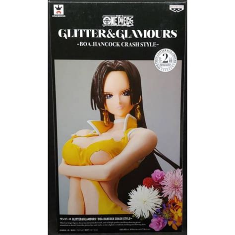 Banpresto Glitter And Glamours Boa Hancock Crash Style One Piece Yellow Shopee Thailand