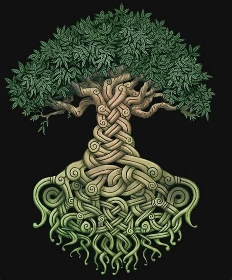 Tree Of Life Yggdrasil Poster By Lioudmila Perry Displate Artofit