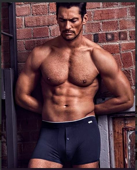 Model David Gandy Poses In His Pants As He Laughs Off Sexism Row Over M S Display Daily Mail