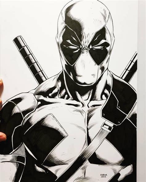 Deadpool By Jason Fabok Marvel Art Drawings Drawing Superheroes Cool