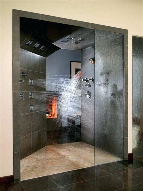 Combine with an accent color such as gold to create an art deco aesthetic. Architecture Multiple Shower Head Systems System Inside ...
