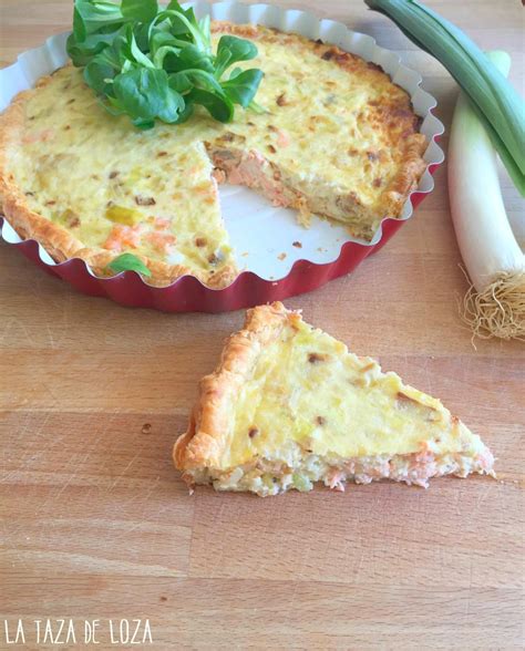 El salmón se echa a perder fácilmente y usualmente se congela. Quiche de Salmón & Puerro | Quiche de salmón, Quiche ...